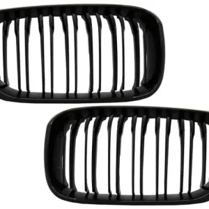 Comandă acum Grile negru lucios duble Design Piano compatibil cu BMW seria 1 model F20 F21 LCI 2015-2018