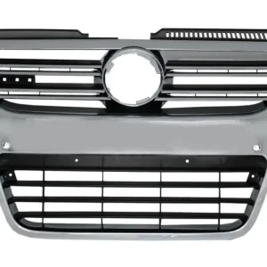 Grila cromata compatibila cu Volkswagen Passat 3C 2005-2010 R36 Design Aluminiu look Expediere rapidă