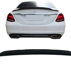 Cel mai bun preț Eleron portbagaj Dynamic Sport Design Negru Lucios compatibil cu Mercedes C-Class W205 Sedan fabricatie 2014-2020