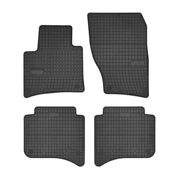 Livrare gratuită Covorase interior auto cauciuc 4 piese negre PORSCHE CAYENNE II 2010-2016 si Volkswagen TOUAREG II 01.2010-2018