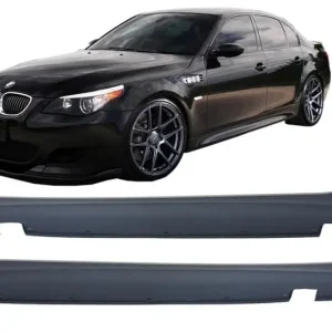 Lichidare de stoc Praguri laterale M-technik compatibile cu BMW model E60 E61 Seria 5 fabricatie 2003-2011