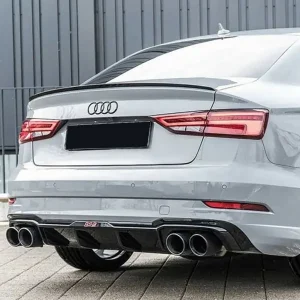 Comandă acum Eleron portbagaj negru mat compatibil cu Audi A3 8V Sedan 2013-2020