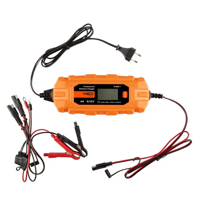 Promoție Regenerator automat 4A/70W, 3-120Ah, pentru baterii acid / AGM / GEL NEO TOOLS 11-891-1 HardWork ToolsRange