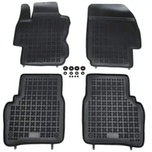 Preferatul clienților Covorase interior auto cauciuc 4 piese negre pentru NISSAN NOTE I 03.2006-06.2012 van
