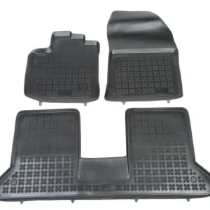 Covorase interior auto cauciuc pe negru pentru DACIA Dokker 2012-2021 Reducere