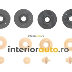 Set de 4 butoni de fixare covorase pe crem Ofertă de sezon