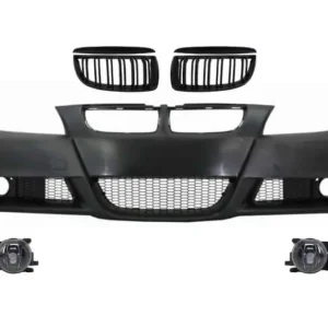 Bara fata M3 Design cu proiectoare si grile compatibil cu BMW Seria 3 E90 E91 Sedan Touring 2004-2008 Expediere rapidă