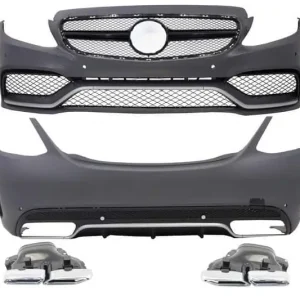 Preț mic Pachet / Kit exterior C63 Design compatibil cu Mercedes C-Class W205 Sedan 2014-2018