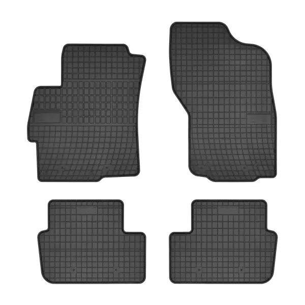 Popular Covorase interior auto cauciuc 4 piese negre MITSUBISHI LANCER VIII 06.2008-2016liftback