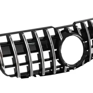 Grila GT-R Panamericana Design Black Chrome compatibila cu MERCEDES GLK X204 06.2008-05.2012 Plată sigură