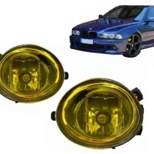 Proiectoare galben compatibile cu BMW seria 3 Coupe/Cabrio/Sedan/Estate E46 1998-2004 M3 Design Ofertă