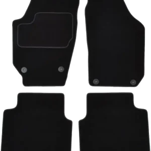 Comandă acum Covorase interior auto mocheta 4 piese negre SKODA Roomster 03.2006-05.2015
