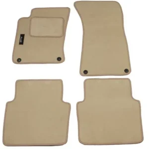 Covorase interior auto mocheta 4 piese crem AUDI A8 10.2002-07.2010 Bestseller