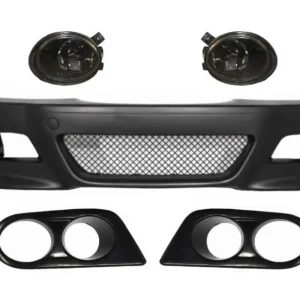 Bara fata + proiectoare ceata fumuriu + ornamente proiectoare compatibil cu BMW seria 3 Coupe/Cabrio/Sedan/Estate E46 1998-2004 M3 Design Lichidare de stoc