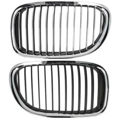Grile negru chrome compatibile cu BMW seria 7 model F01 F02 F03 F04 2008-2015 Preferatul clienților