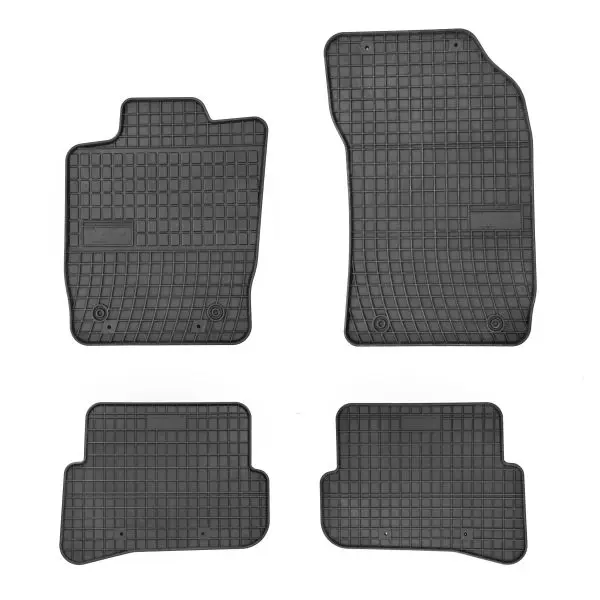 Covorase interior auto cauciuc 4 piese negre AUDI A1 05.2010-10.2018 Super ofertă