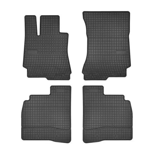 Covorase interior auto cauciuc 4 piese negru MERCEDES Benz S Class W221 10.2005-12.2013 Chilipir