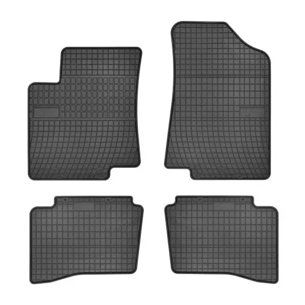 Reducere extra Covorase interior auto cauciuc 4 piese negre KIA RIO III 09.2011-2017