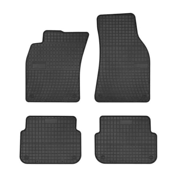 Promoție Covorase interior auto cauciuc 4 piese negru AUDI A6 C6 05.2004-03.2011