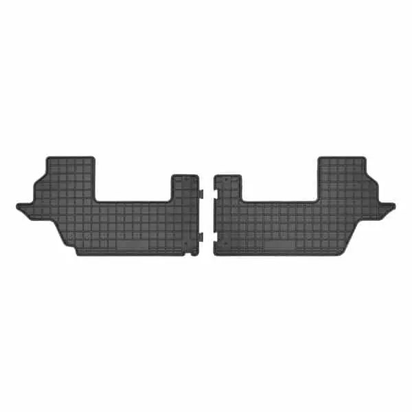 Covorase interior auto cauciuc 2 piese pentru randul 3 negre KIA CARENS IV 03.2013+ Reducere specială