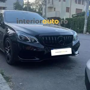 Grila neagra Panamericana Design GTR compatibila cu Mercedes E-Class W212 S212 (2009-2013) Nu rata