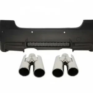 Bara spate M3 Design cu ornamente evacuare duble incluse compatibil cu BMW Seria 3 E90 (2004-2011) Preț redus