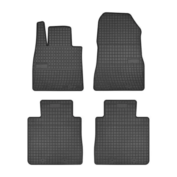 Retur gratuit Covorase interior auto cauciuc 4 piese negre NISSAN NOTE II 06.2013-2016