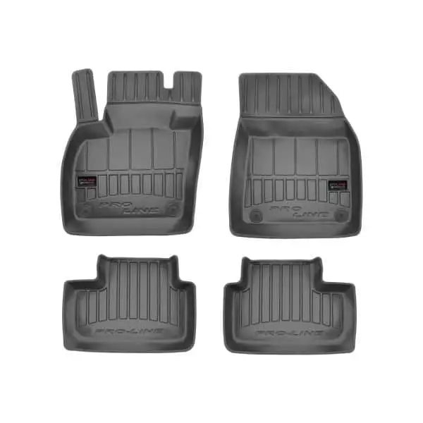Covorase interior auto 3D negre VOLVO XC40 inclusiv hydrid 10.2017-2019 si 2019+ Doar azi