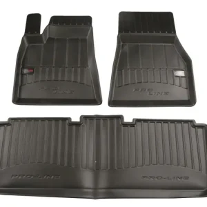 Reducere Covorase interior auto 3D Pro Line negre TESLA MODEL S 09.2012+