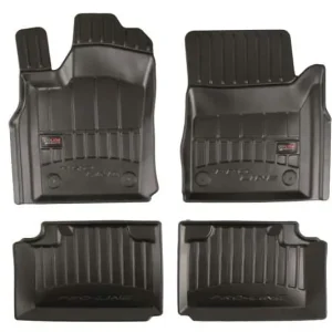 Covorase interior auto 3D Proline pe negru pentru JEEP COMPASS SUV 03.2017-2021 si 2021+ Super ofertă
