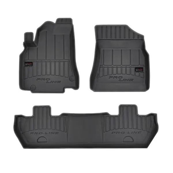 Covorase auto 3D Proline pe negru pentru PEUGEOT PARTNER TEPEE II 04.2008-2018 Preferatul clienților