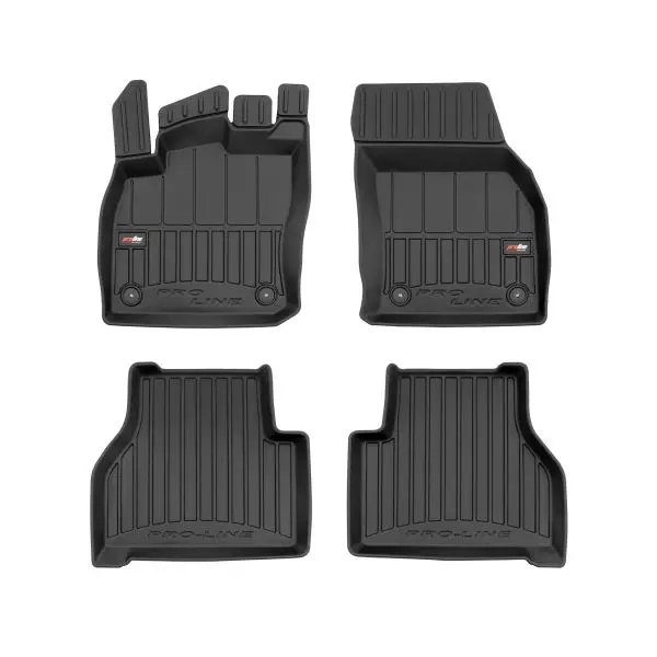 Preț mic Covorase interior auto 3D negre pentru Volkswagen CADDY V fabricatie 2015-2021