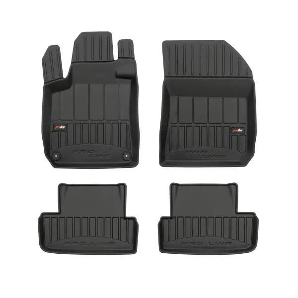 Cel mai bun preț Covorase interior auto 3D negre pentru PEUGEOT 308 II Hatchback fabricatie 09.2013-06.2021