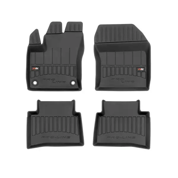 Ofertă limitată Covorase interior auto 3D negre pentru TOYOTA PRIUS IV hatchback 01.2016-2023