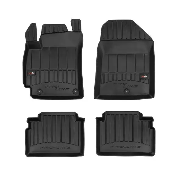 Plată securizată Covorase interior auto 3D negre pentru HYUNDAI ELANTRA V Saloon 09.2010-2016