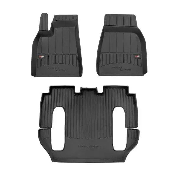 Covorase interior auto 3D ProLine negre Tesla model X 2016+ Calitate înaltă
