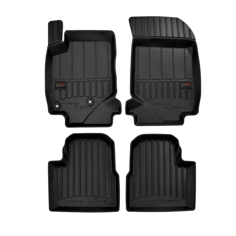 Retur ușor Covorase interior auto 3D negre pentru PEUGEOT 2008 II SUV 01.2020 +