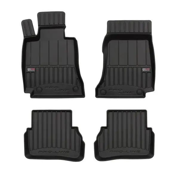 Ofertă limitată Covorase auto 3D Proline pe negru pentru MERCEDES C – CLASS W205 12.2013-2021