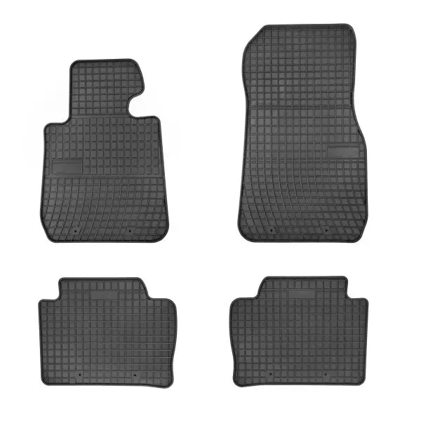 Livrare expres Covorase interior auto cauciuc 4 piese negre BMW seria 3 F30, F80 03.2011-10.2018