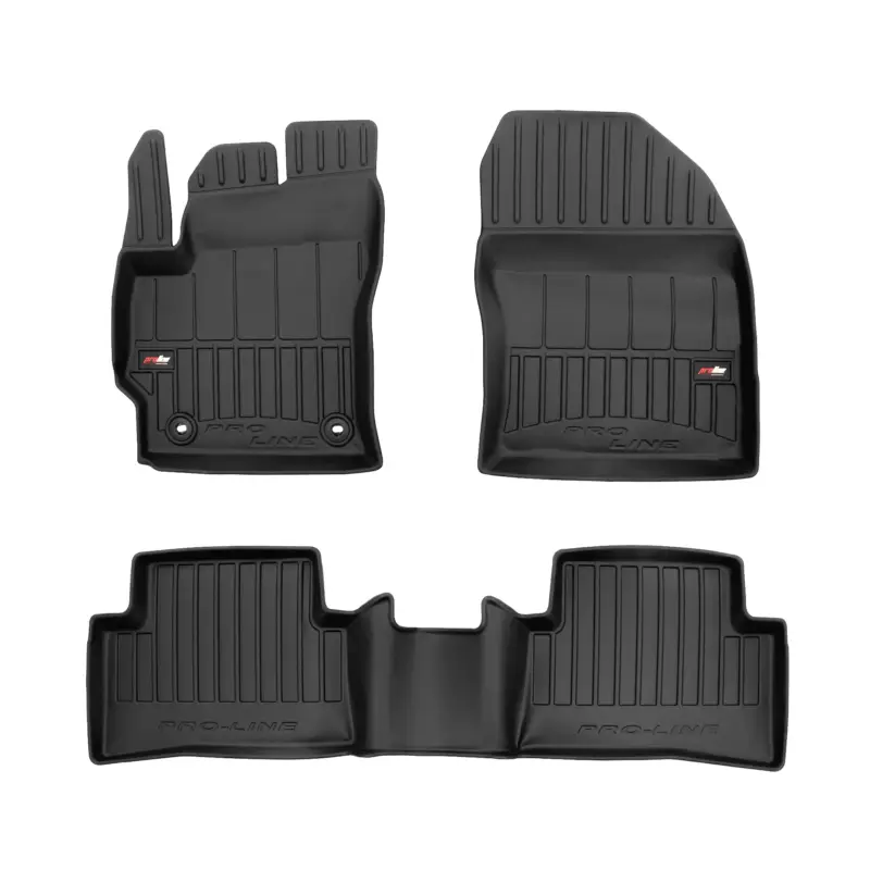 Preț promoțional Covorase interior auto 3D negre pentru TOYOTA COROLLA CROSS 08.2022+