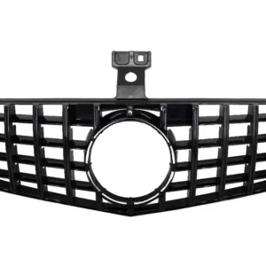 Grila neagra Panamericana Design GTR compatibila cu Mercedes C-Class W204 S204 fabricatie 2007-2014 Super ofertă