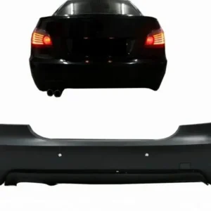 Transport gratuit Bara spate M-Technik Design cu gauri senzori parcare 24mm compatibila cu BMW Seria 5 E60 fabricatie 2003-2007