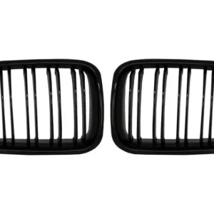 Reducere de preț Grile negru lucios duble M Design Piano compatibile cu BMW seria 3 E46 Non Facelift 1998-09.2001