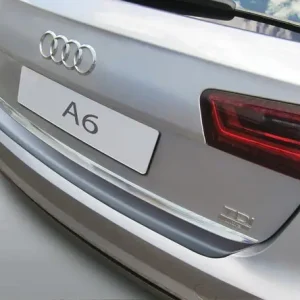 Ofertă de sezon Protectie Bara Spate Compatibila Audi A6 C7 Facelift 2014-2018 Combi (Negru)
