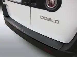 Livrare gratuită Protectie Bara Spate Compatibila Fiat Doblo II Facelift 2014-2022 Monovolum (Negru)