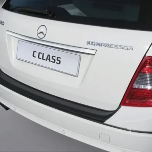 Protectie Bara Spate Compatibila Mercedes C Class W204 2007-2011 Combi (Negru) Reducere extra