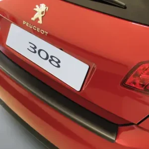 Disponibil imediat Protectie Bara Spate Compatibila Peugeot 308 II 2013-2021 Hatchback (Negru)