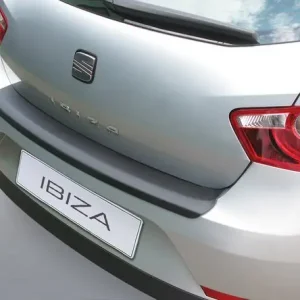 Protectie Bara Spate Compatibila Seat Ibiza IV 2008-2012 Hatchback (Negru) Ieftin