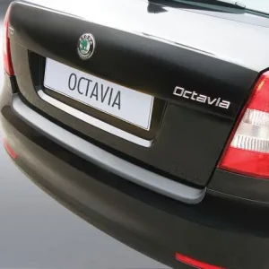 Protectie Bara Spate Compatibila Skoda Octavia II 2008-2013 Facelift Hatchback (Negru) Discount