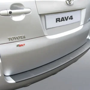 Calitate înaltă Protectie Bara Spate Compatibila Toyota Rav4 III Facelift 2008-2012 SUV (Gri Cu Model)